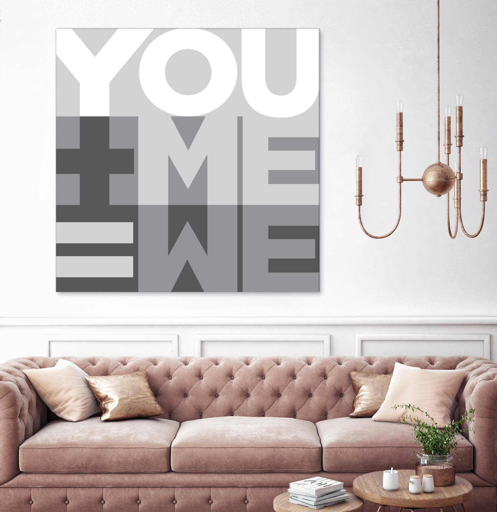 You Me We I by Parker Jones on GIANT ART - white contemporary