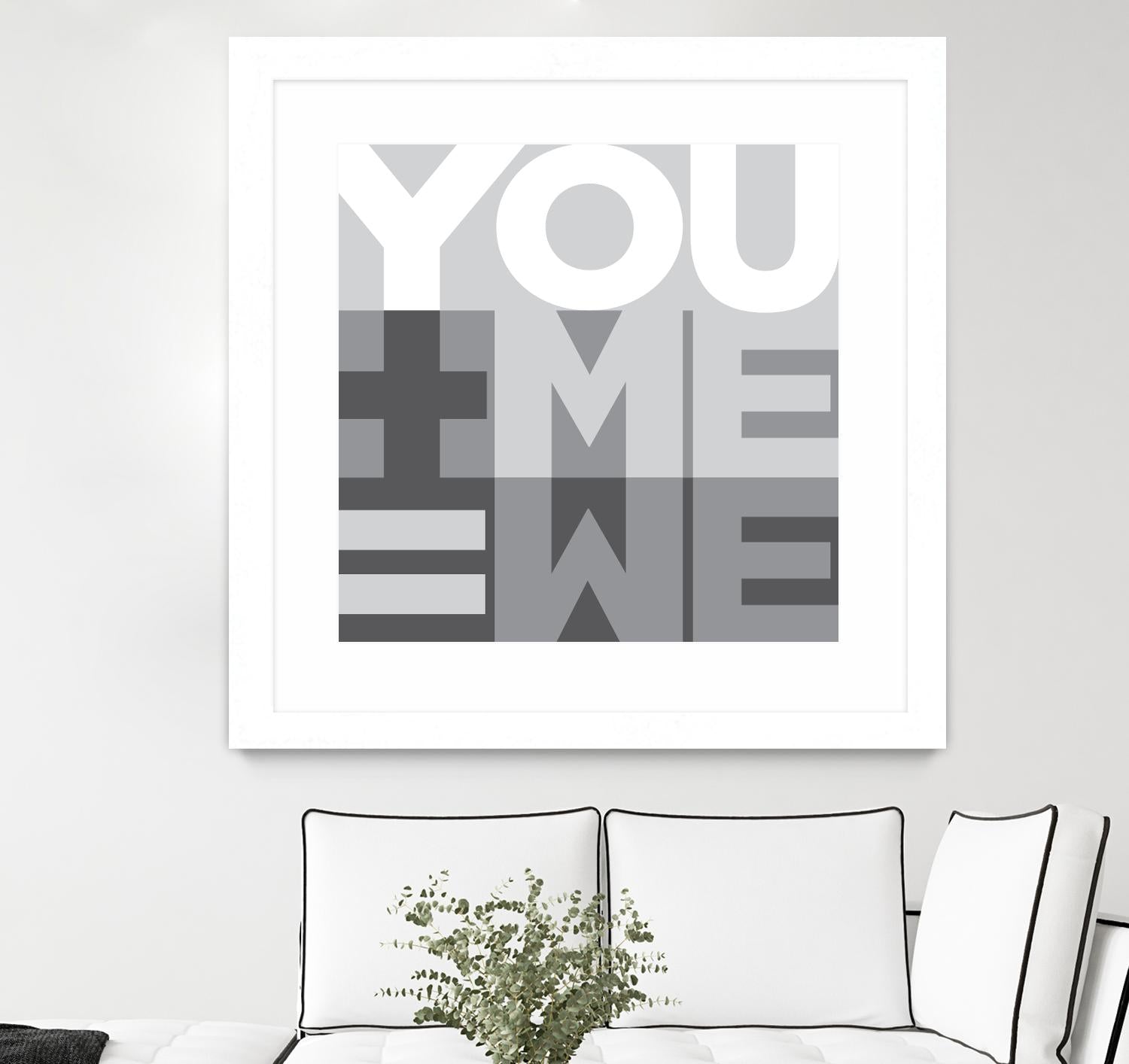 You Me We I by Parker Jones on GIANT ART - white contemporary