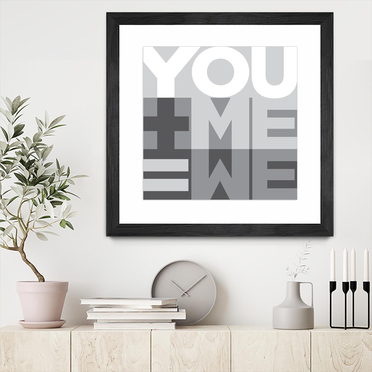 You Me We I by Parker Jones on GIANT ART - white contemporary