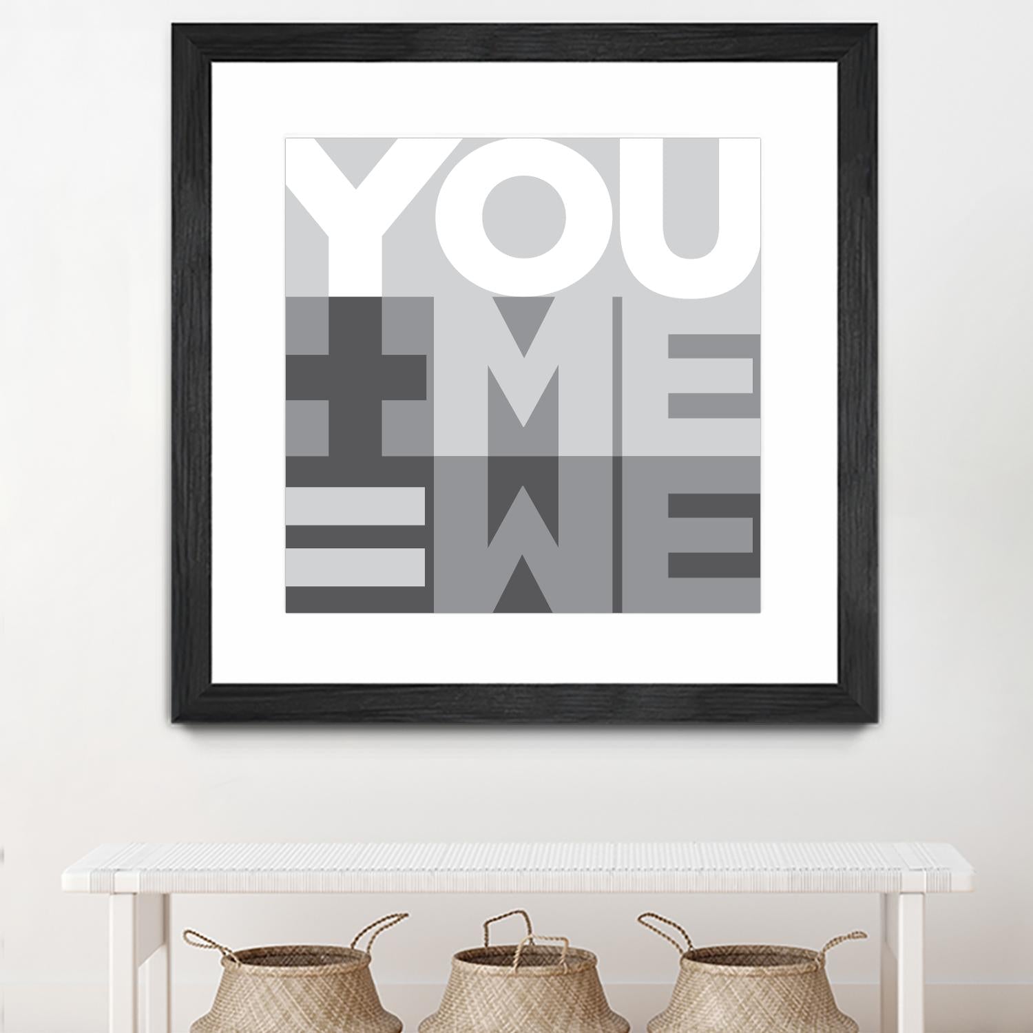 You Me We I by Parker Jones on GIANT ART - white contemporary