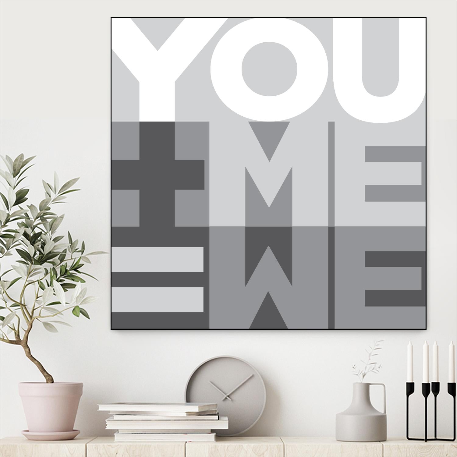 You Me We I by Parker Jones on GIANT ART - white contemporary
