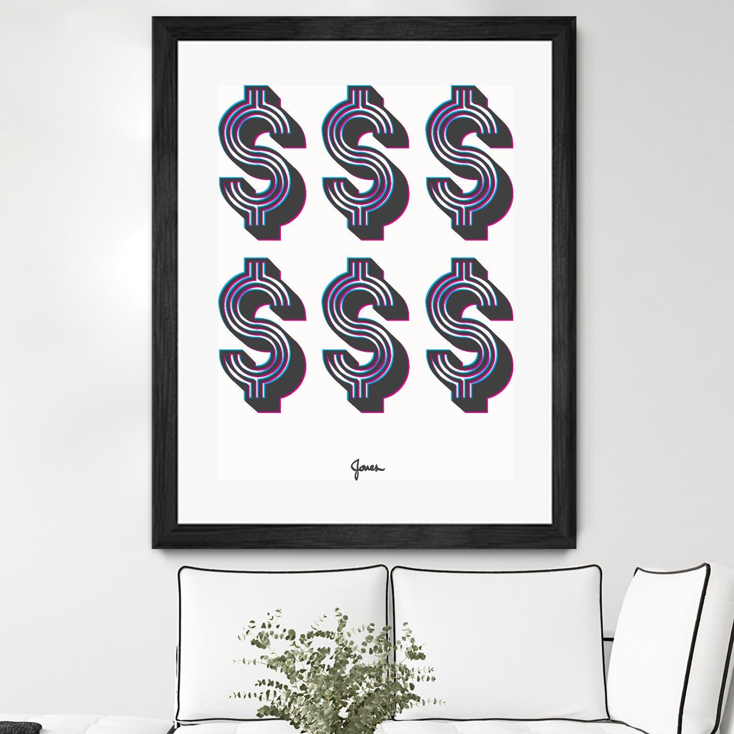 Money Money Money by Parker Jones on GIANT ART - white contemporary