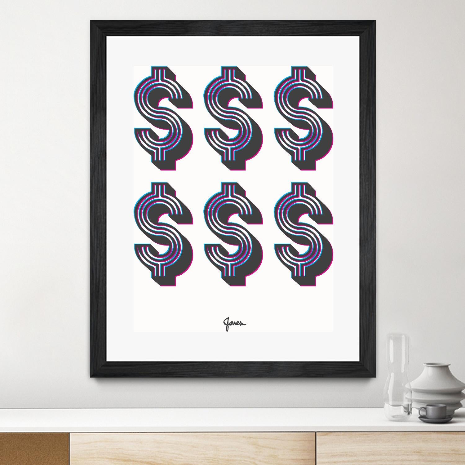 Money Money Money by Parker Jones on GIANT ART - white contemporary