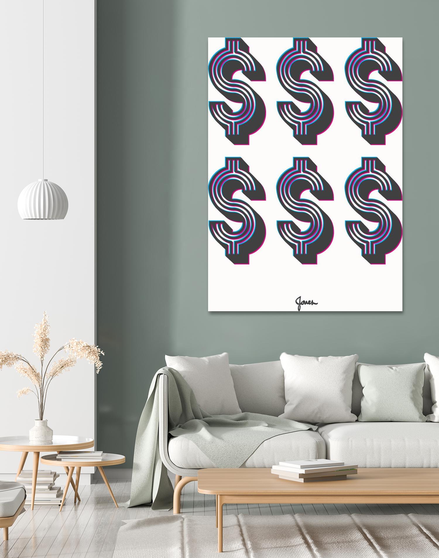 Money Money Money by Parker Jones on GIANT ART - white contemporary