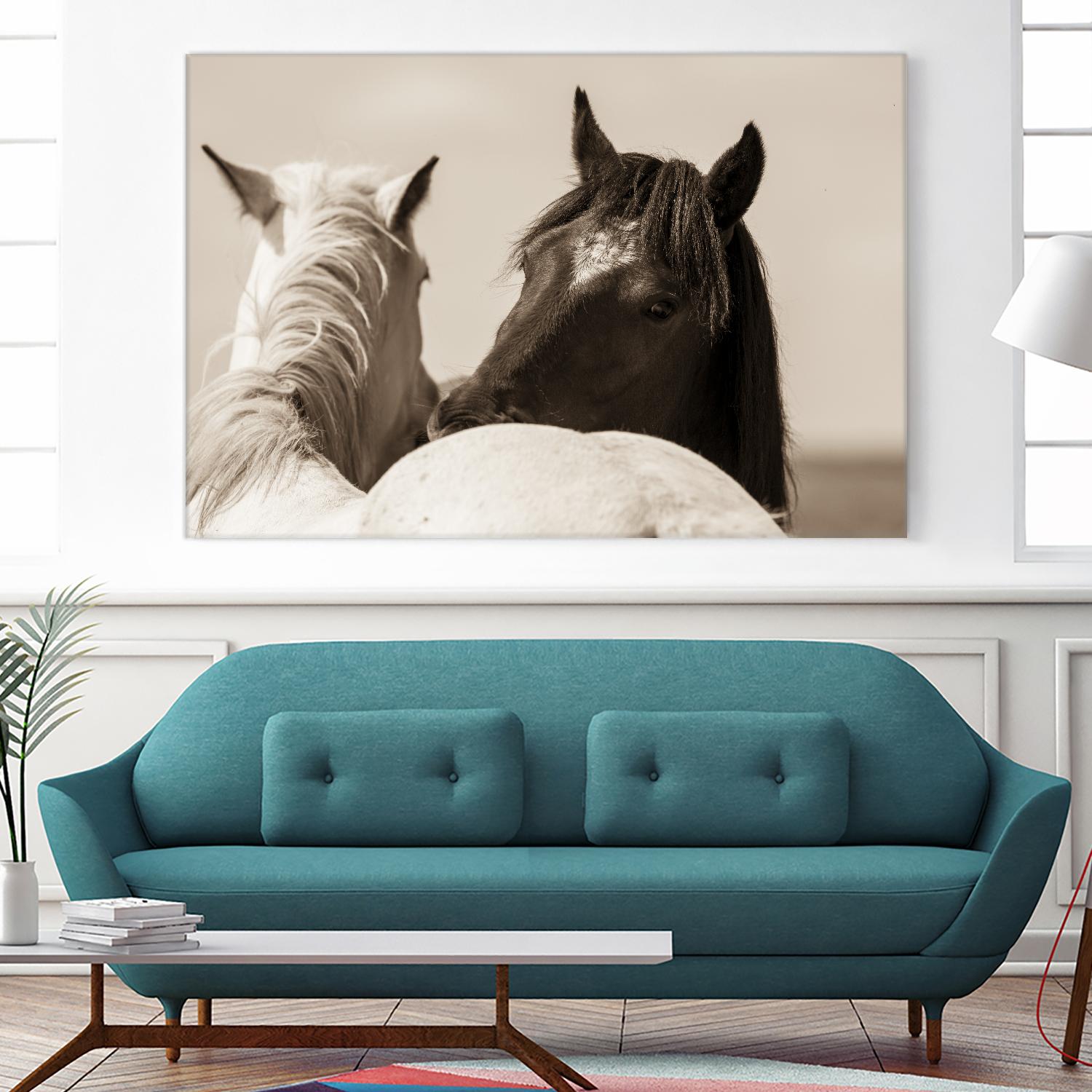 Nuzzles by Erle KaCee on GIANT ART - beige animals