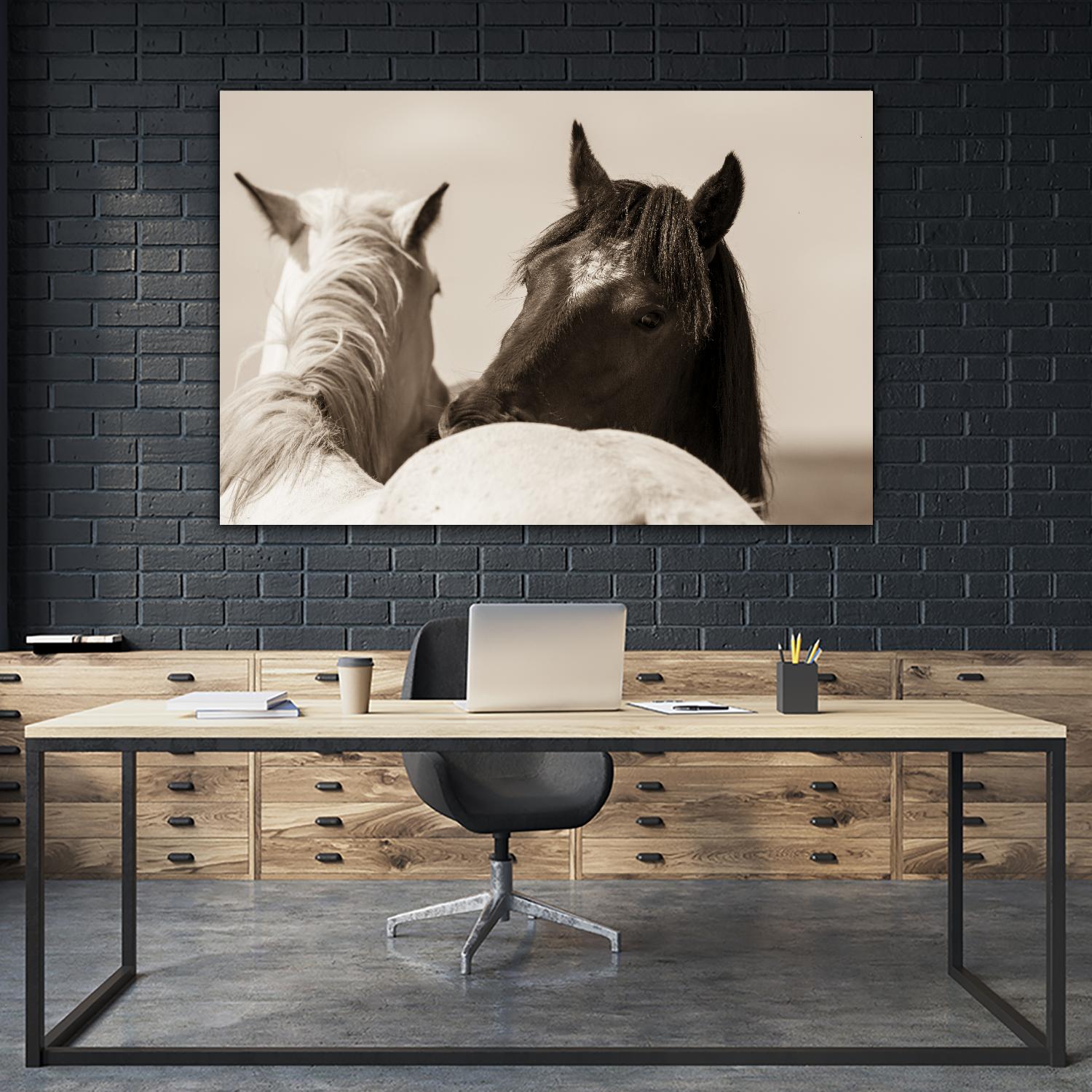 Nuzzles by Erle KaCee on GIANT ART - beige animals