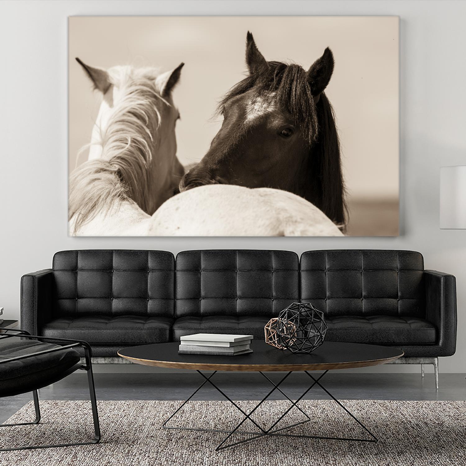 Nuzzles by Erle KaCee on GIANT ART - beige animals