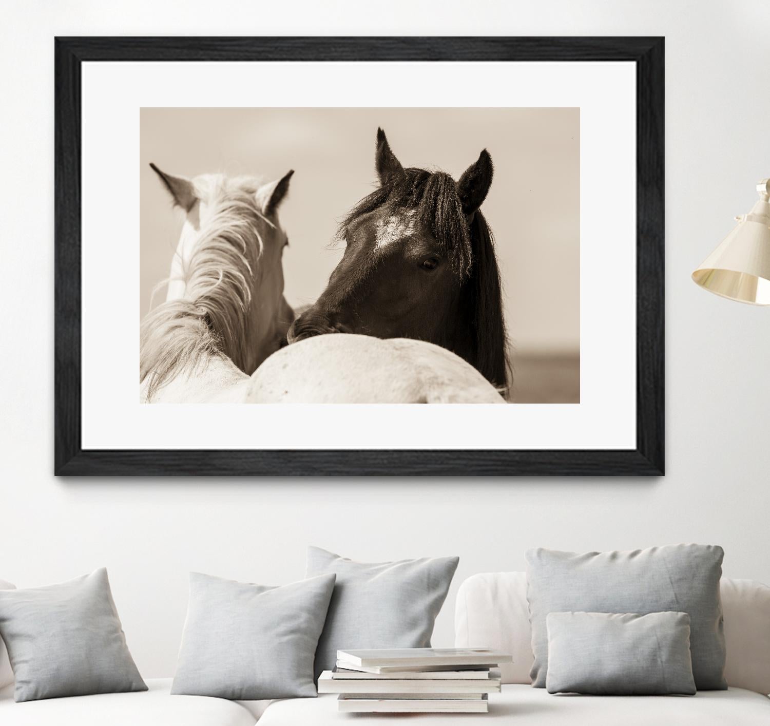 Nuzzles by Erle KaCee on GIANT ART - beige animals