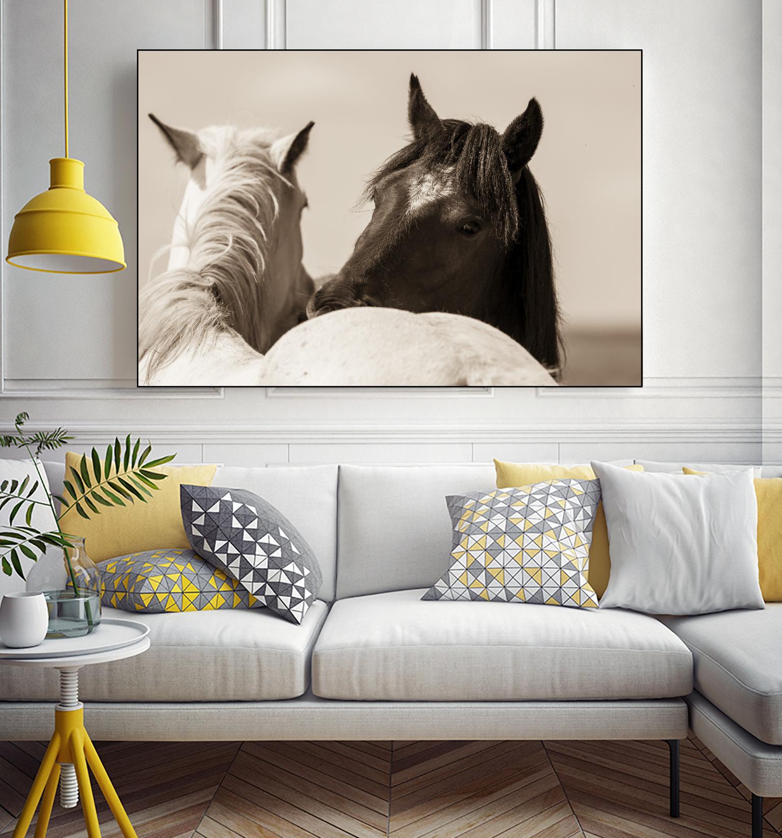 Nuzzles by Erle KaCee on GIANT ART - beige animals