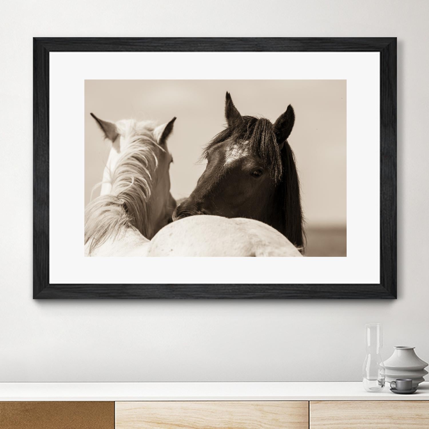 Nuzzles by Erle KaCee on GIANT ART - beige animals