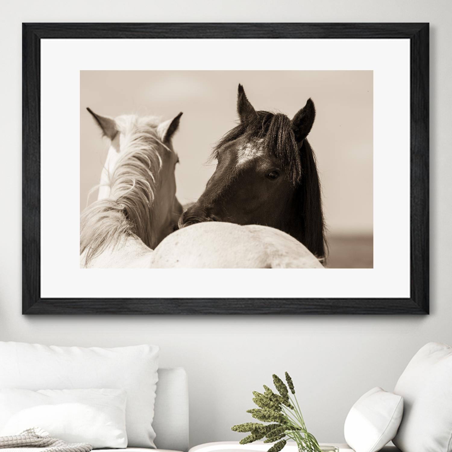 Nuzzles by Erle KaCee on GIANT ART - beige animals