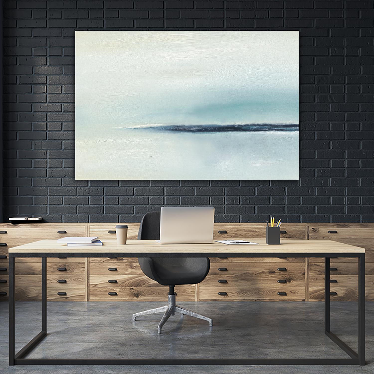 Stillness by Michele Gort on GIANT ART - beige abstract