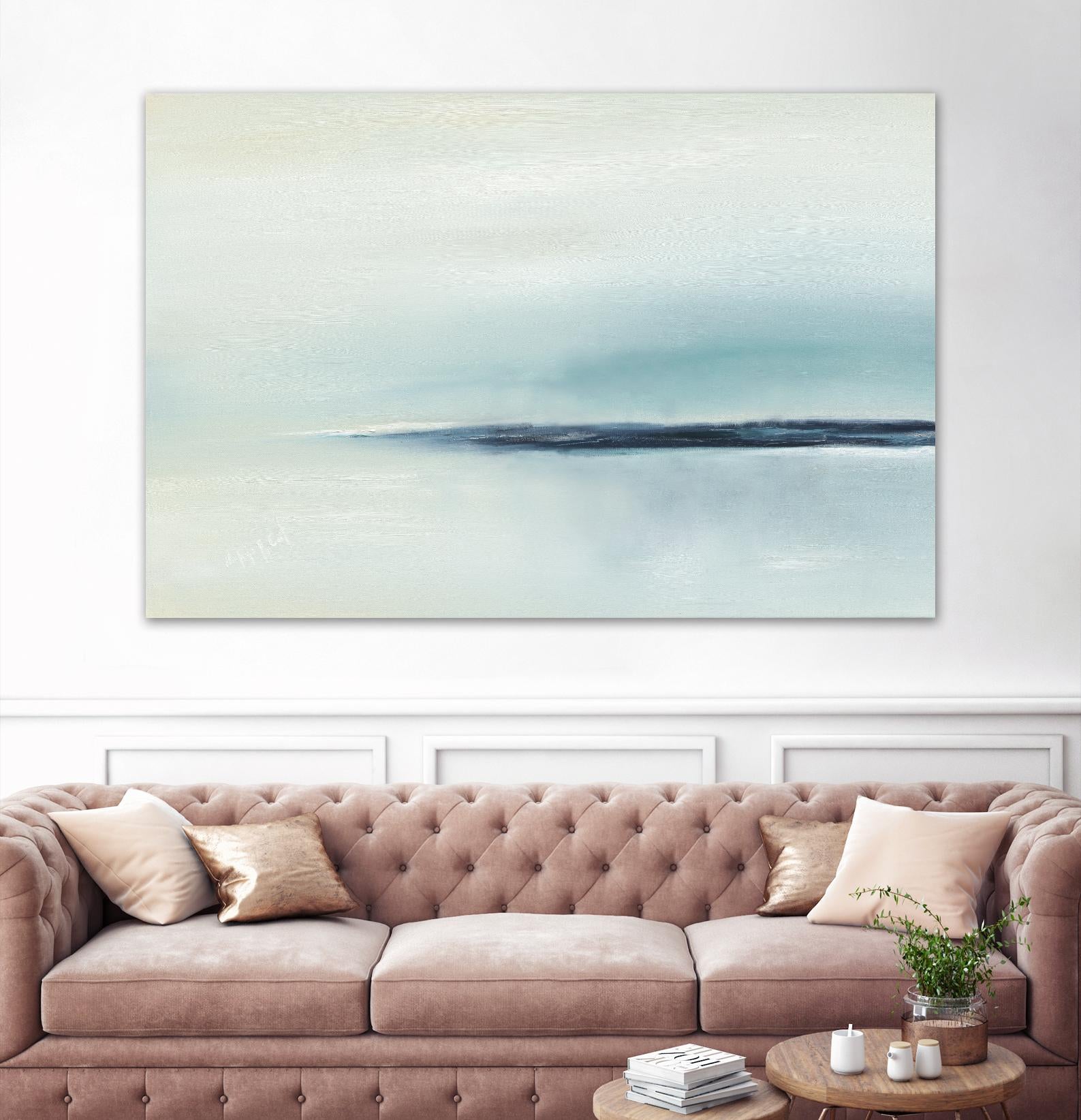 Stillness by Michele Gort on GIANT ART - beige abstract