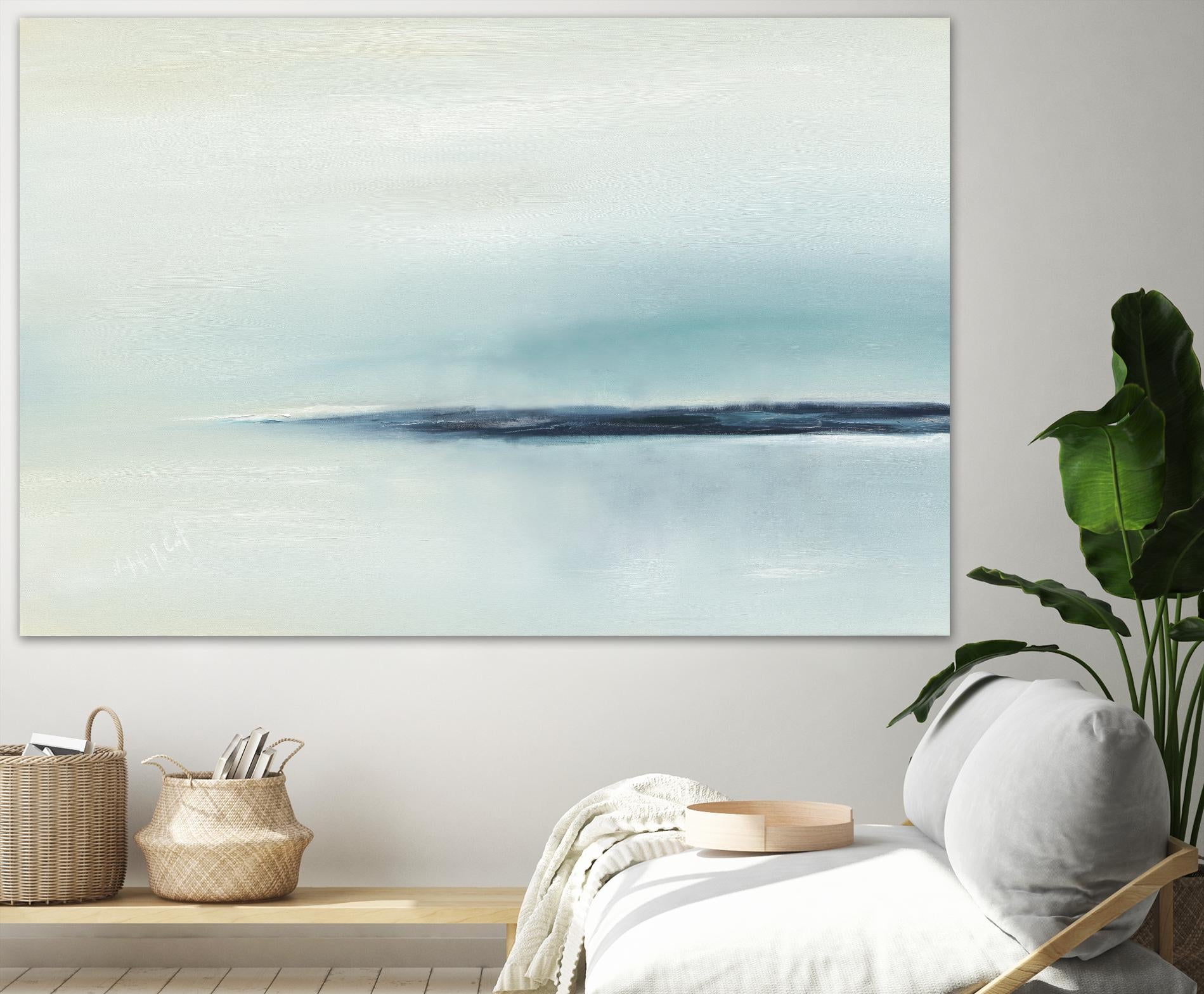 Stillness by Michele Gort on GIANT ART - beige abstract