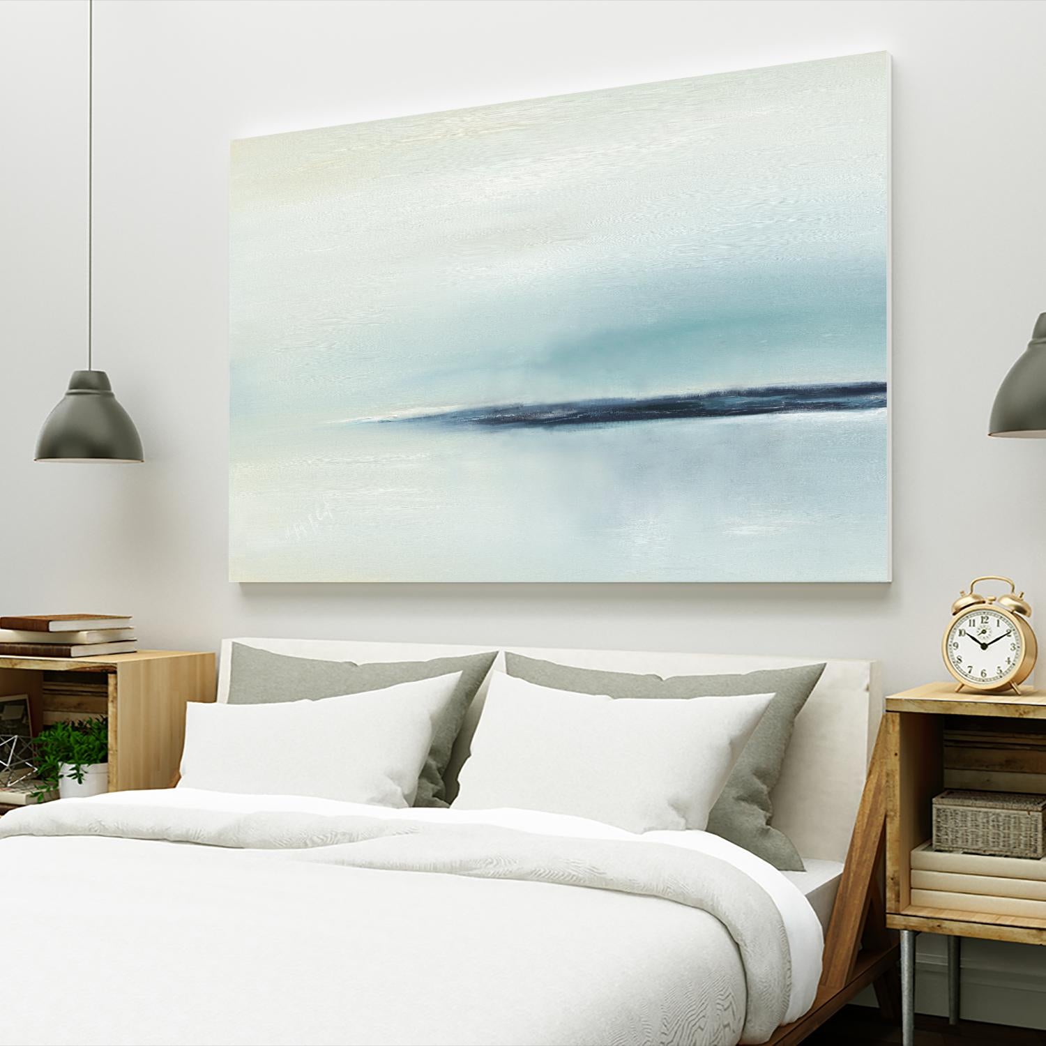 Stillness by Michele Gort on GIANT ART - beige abstract