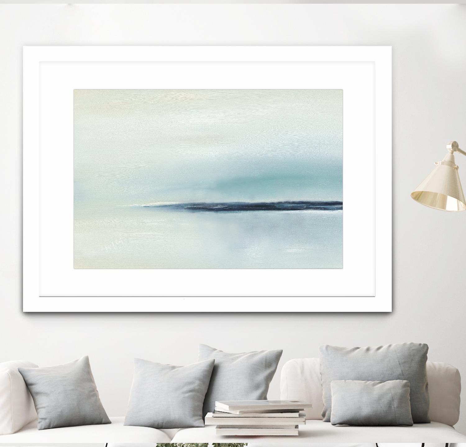 Stillness by Michele Gort on GIANT ART - beige abstract