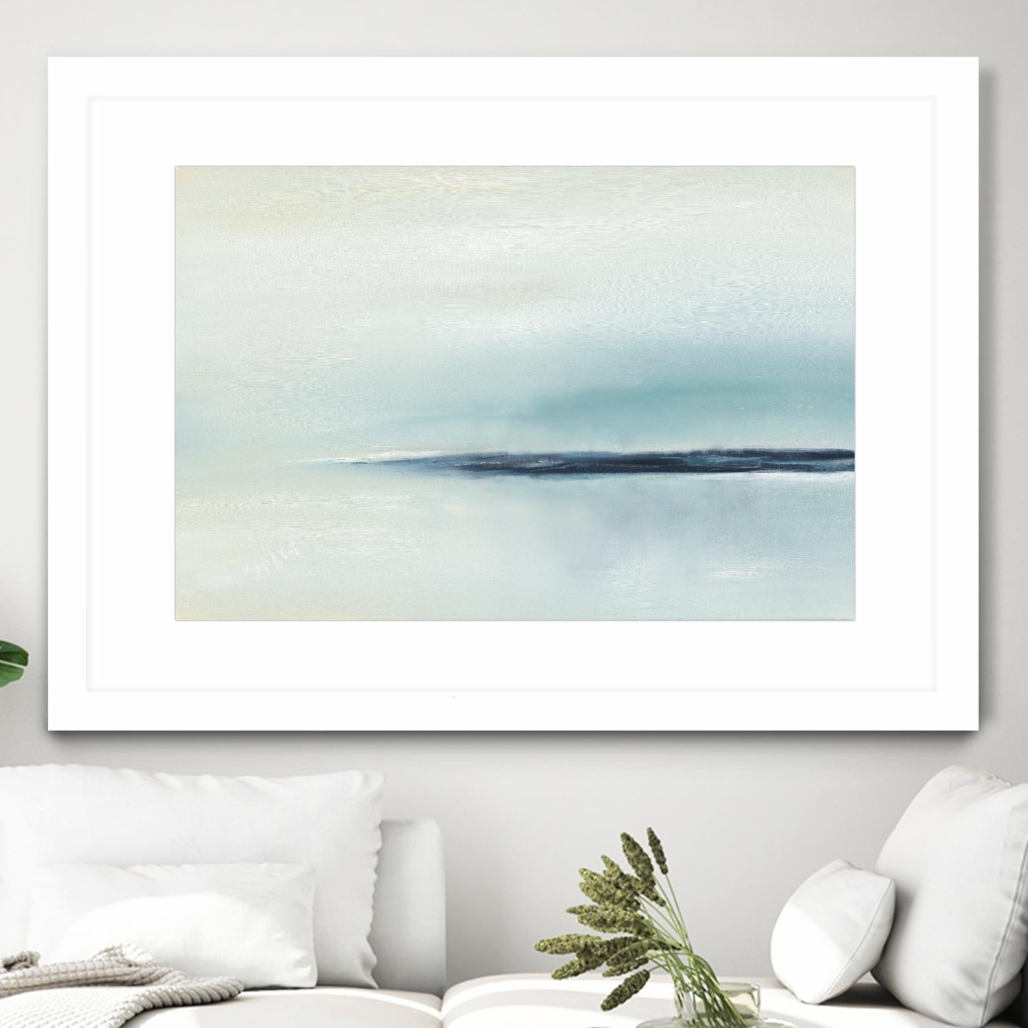 Stillness by Michele Gort on GIANT ART - beige abstract