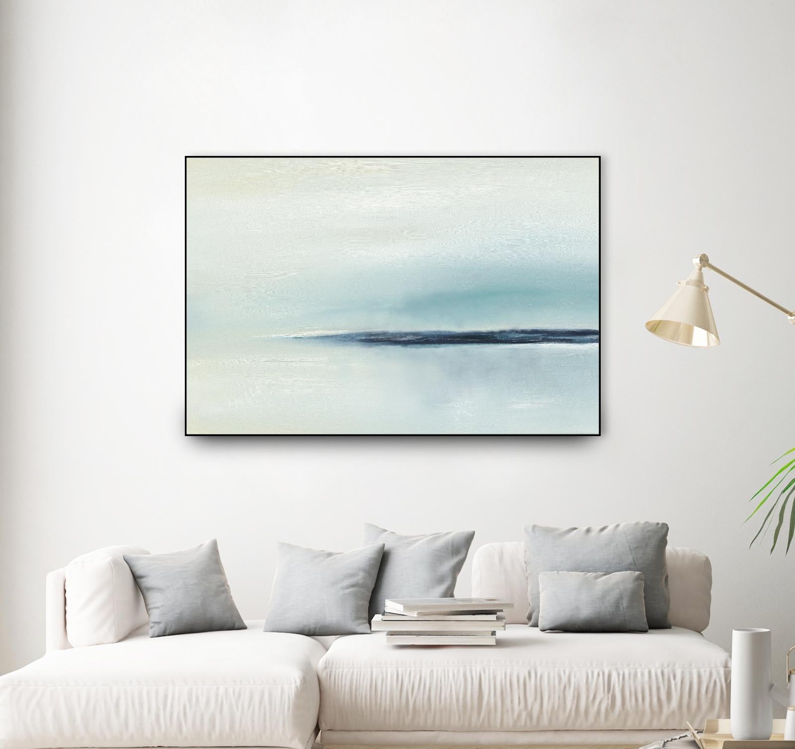 Stillness by Michele Gort on GIANT ART - beige abstract