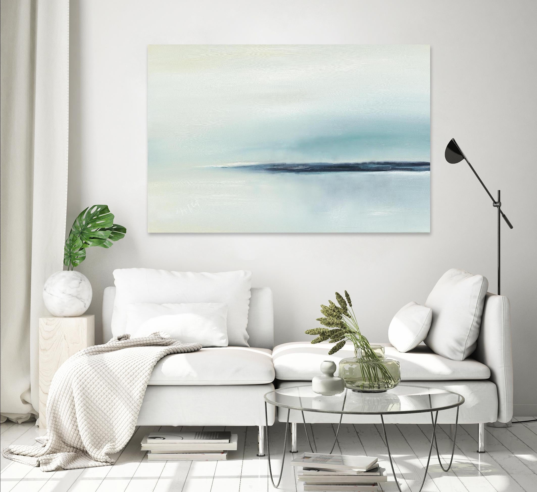 Stillness by Michele Gort on GIANT ART - beige abstract