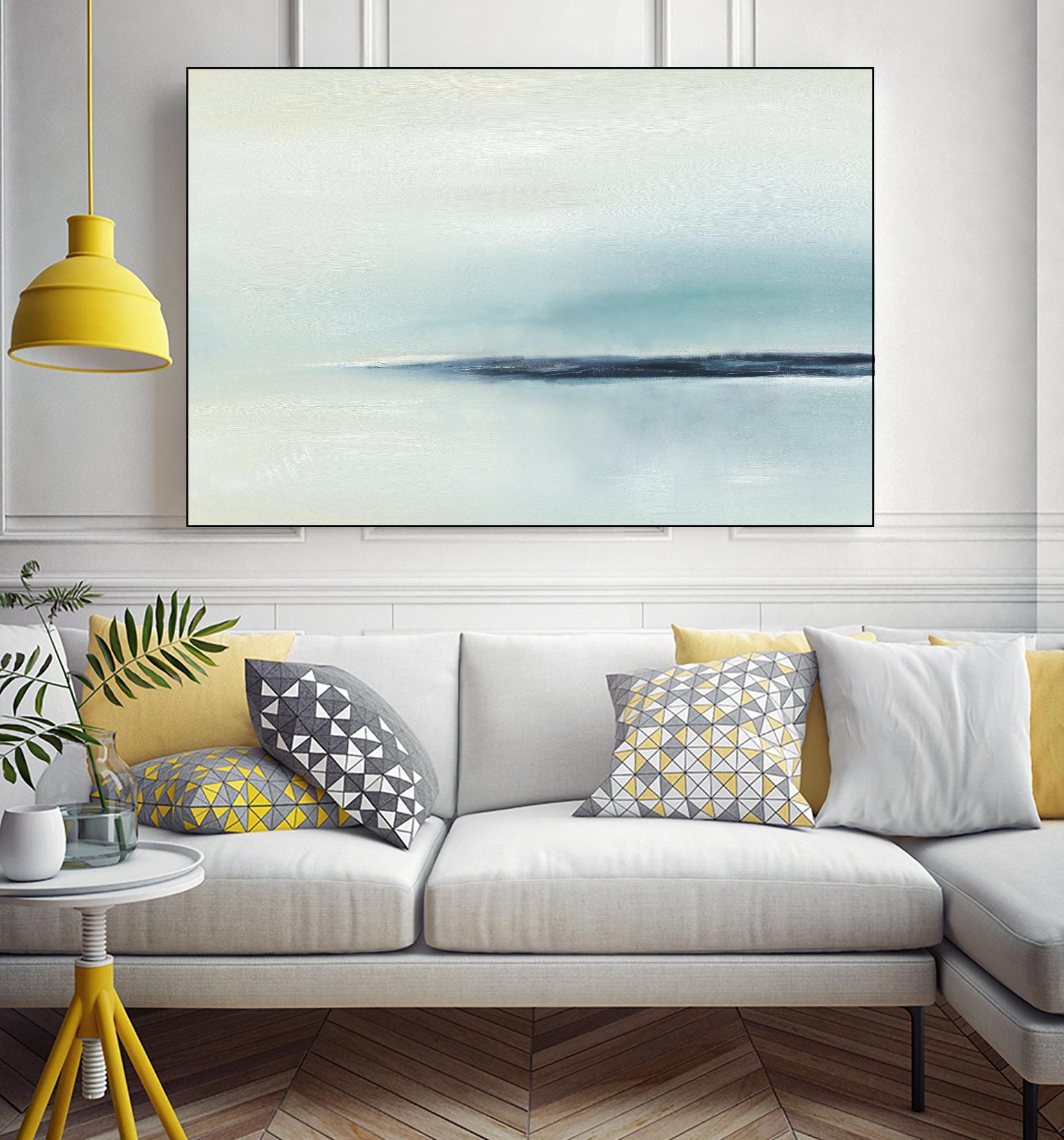 Stillness by Michele Gort on GIANT ART - beige abstract