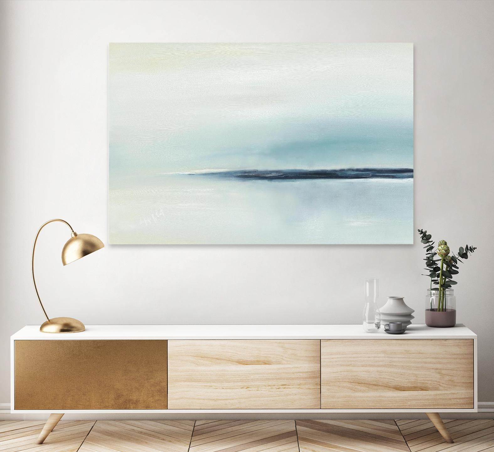 Stillness by Michele Gort on GIANT ART - beige abstract