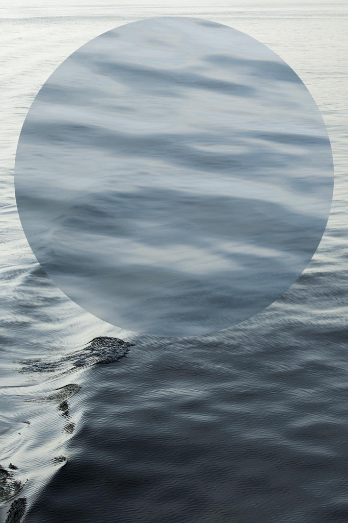 Round Geometric by Aaron Matheson on GIANT ART - grey photo art