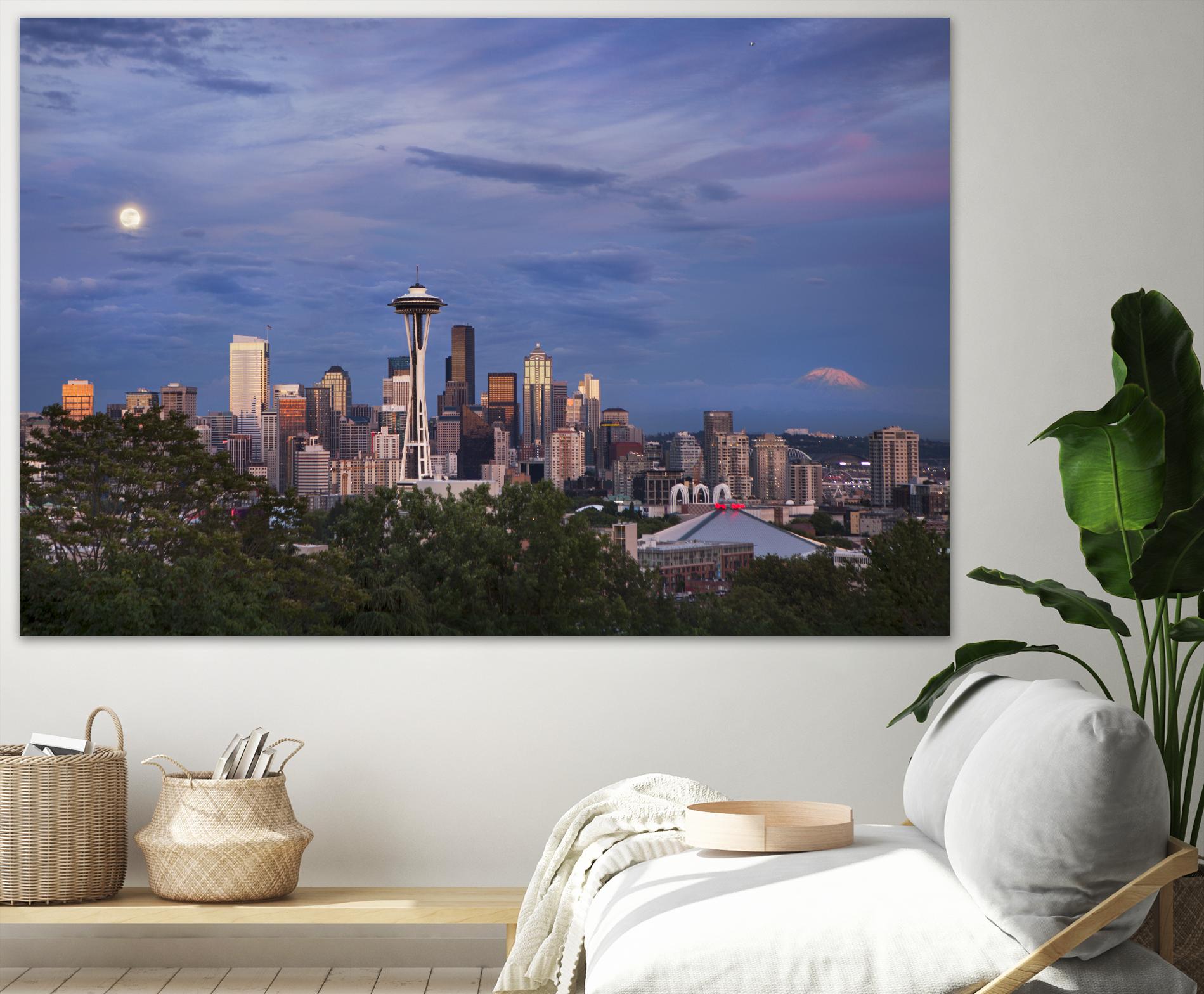 Skyview by Aaron Matheson on GIANT ART - green city scene