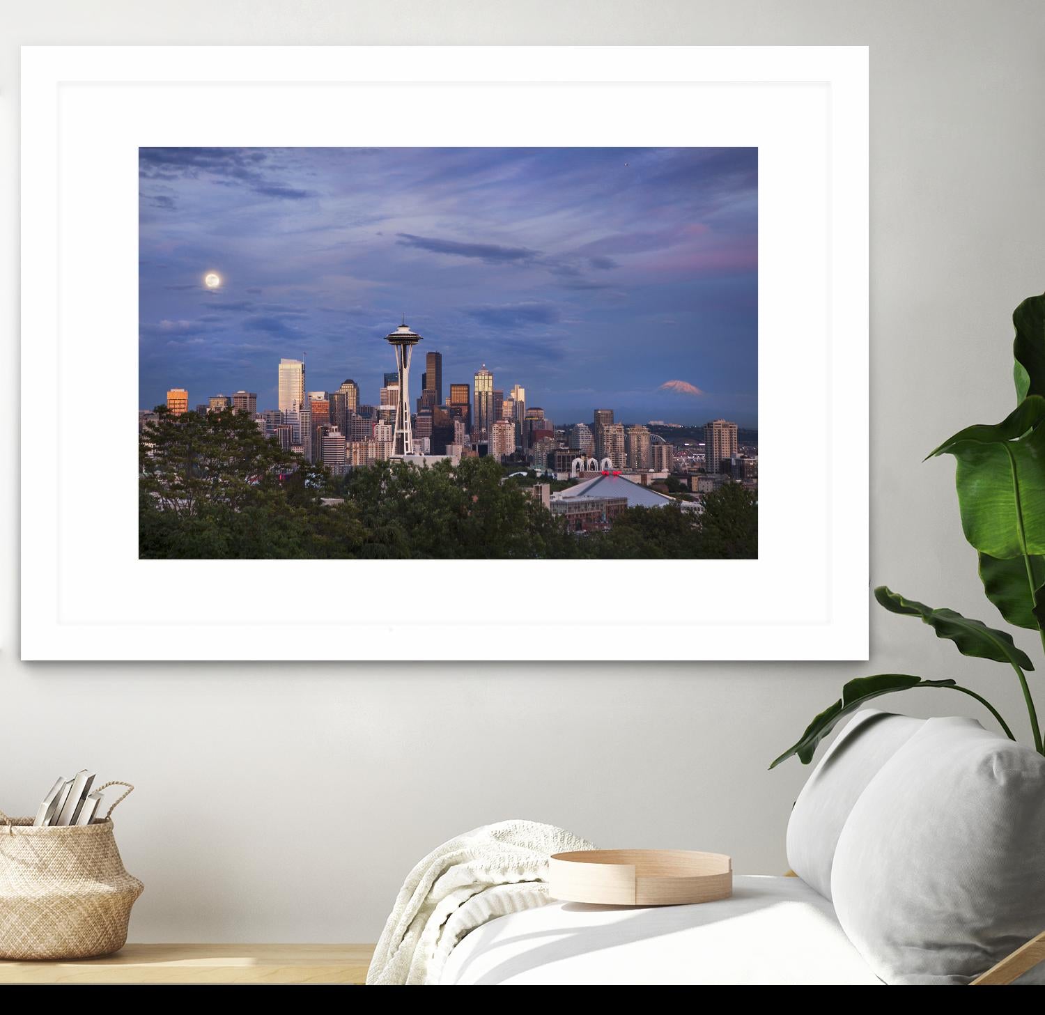 Skyview by Aaron Matheson on GIANT ART - green city scene