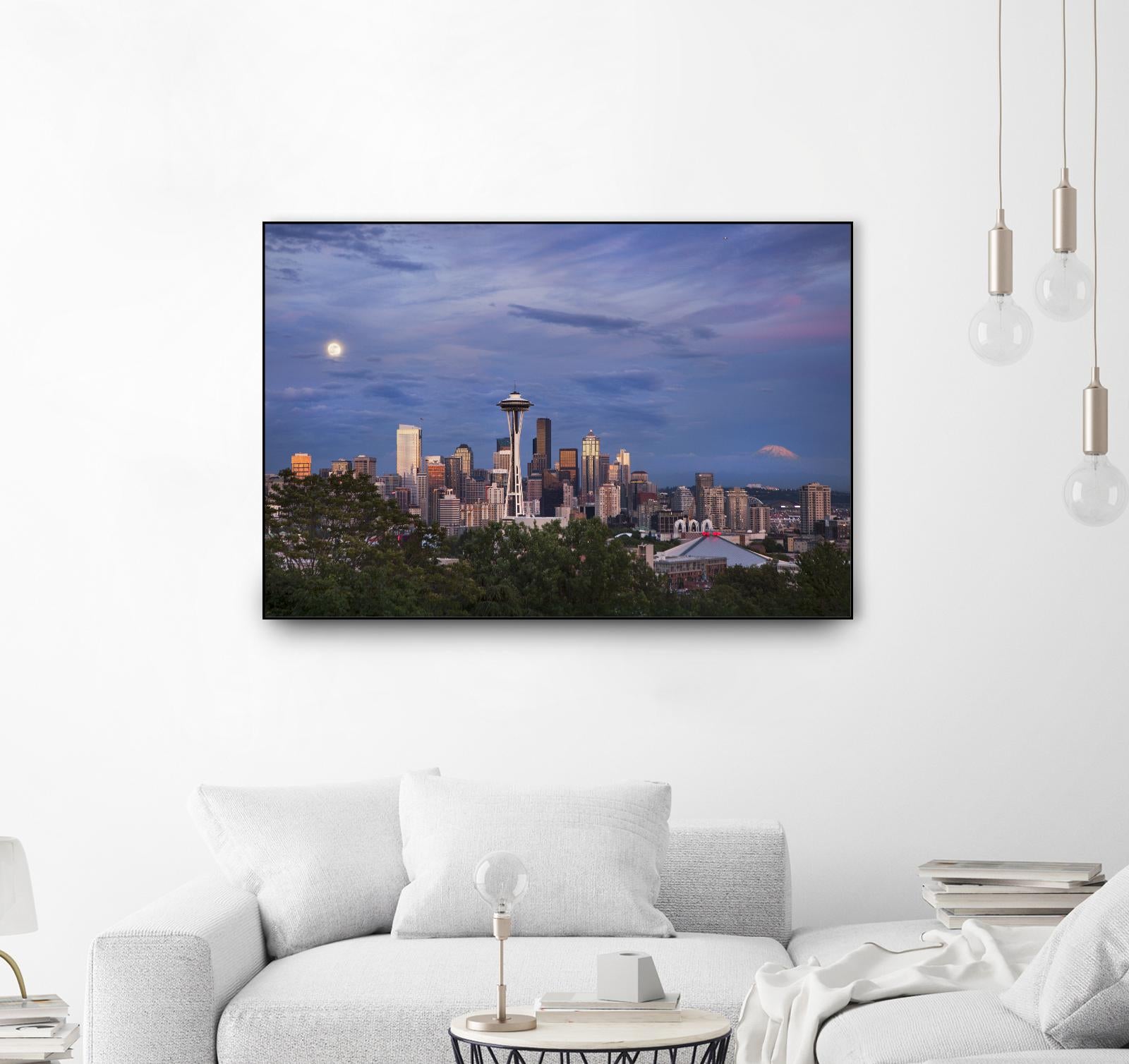 Skyview by Aaron Matheson on GIANT ART - green city scene