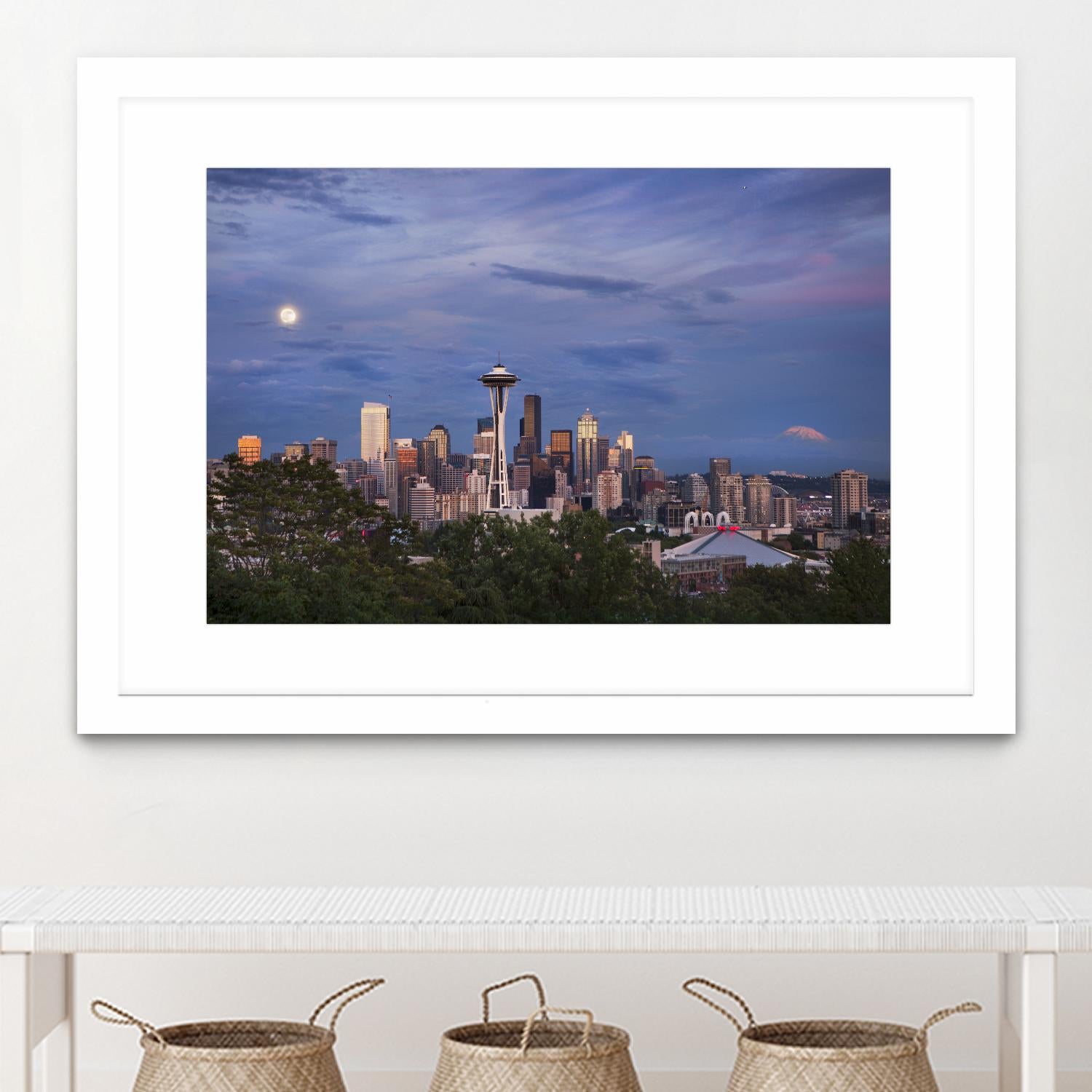 Skyview by Aaron Matheson on GIANT ART - green city scene