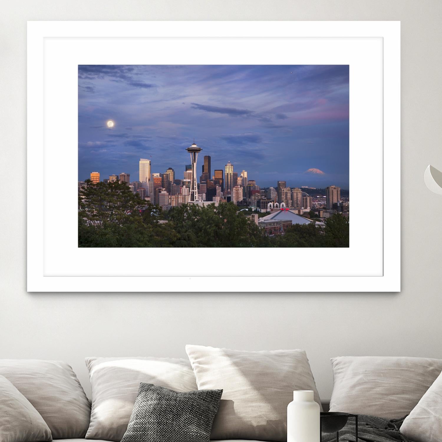 Skyview by Aaron Matheson on GIANT ART - green city scene