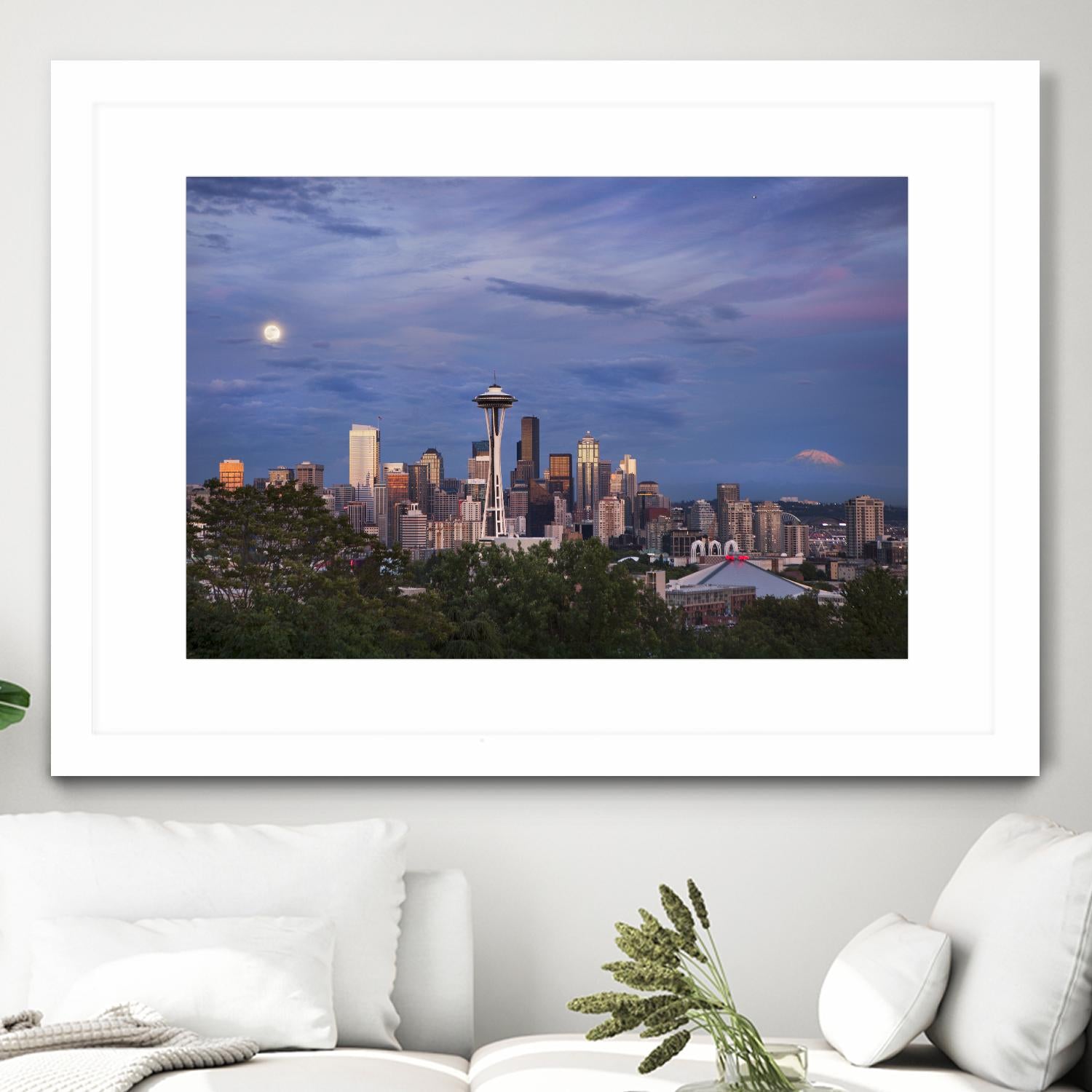 Skyview by Aaron Matheson on GIANT ART - green city scene