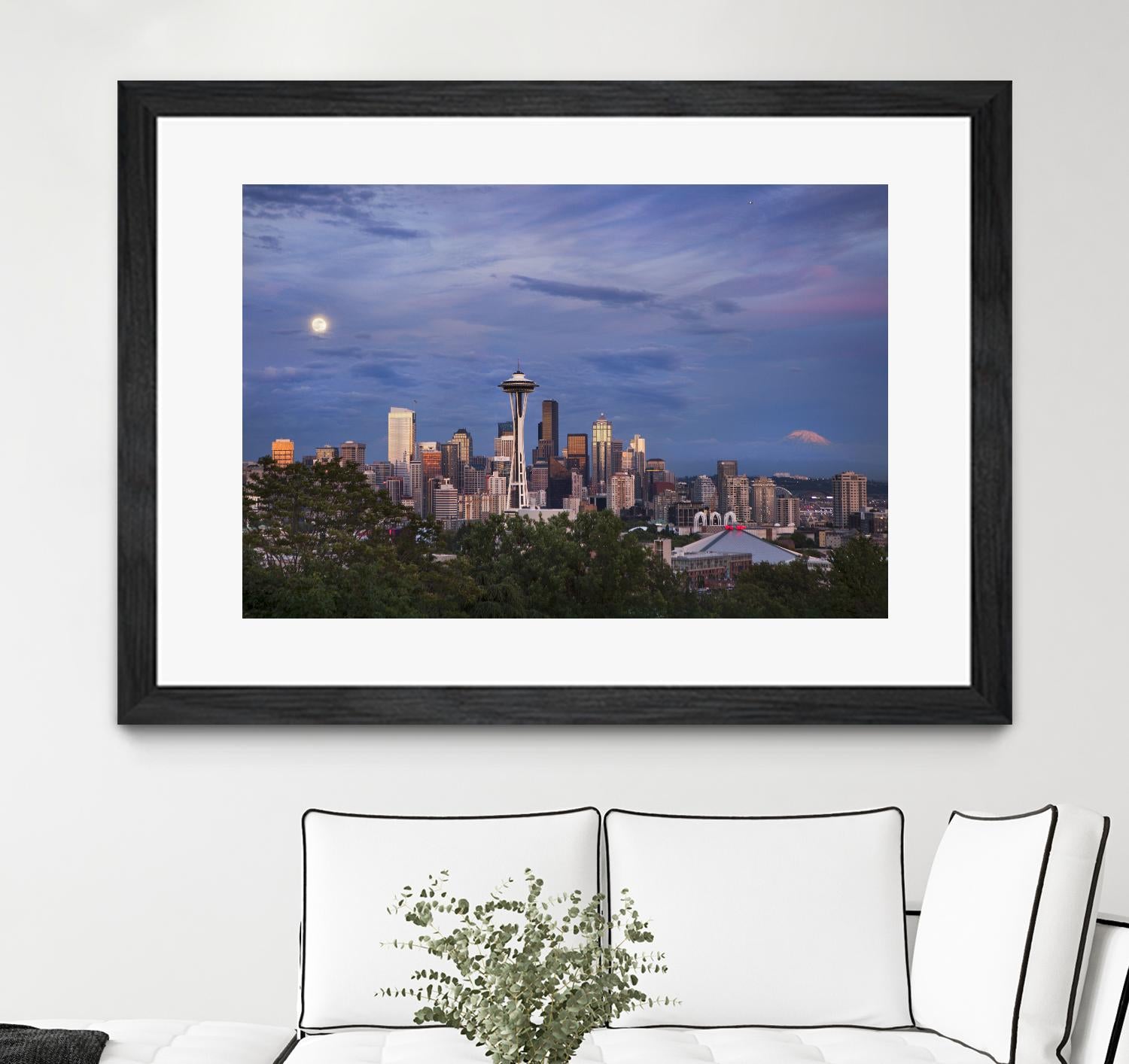 Skyview by Aaron Matheson on GIANT ART - green city scene