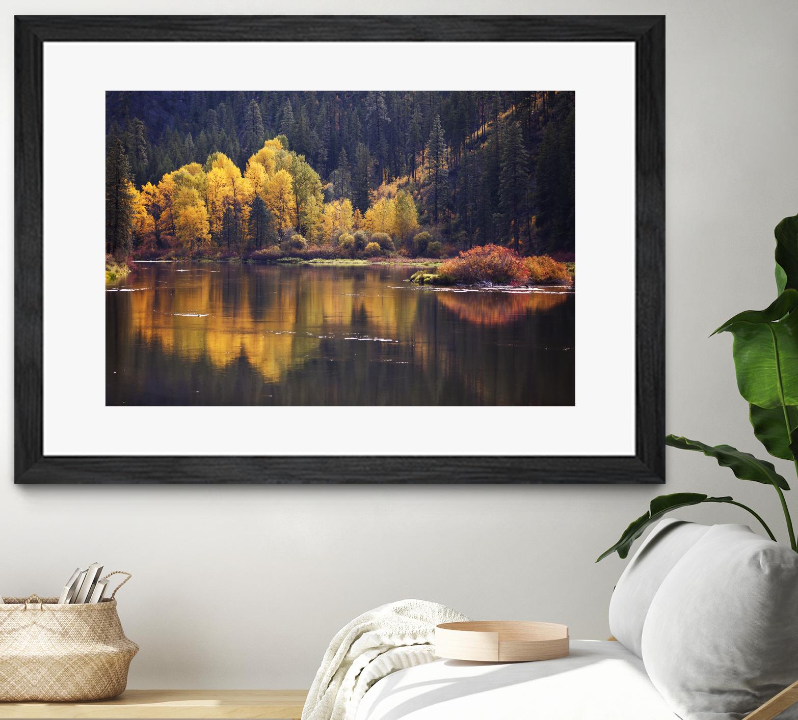 Mirror Visions by Aaron Matheson on GIANT ART - orange landscape