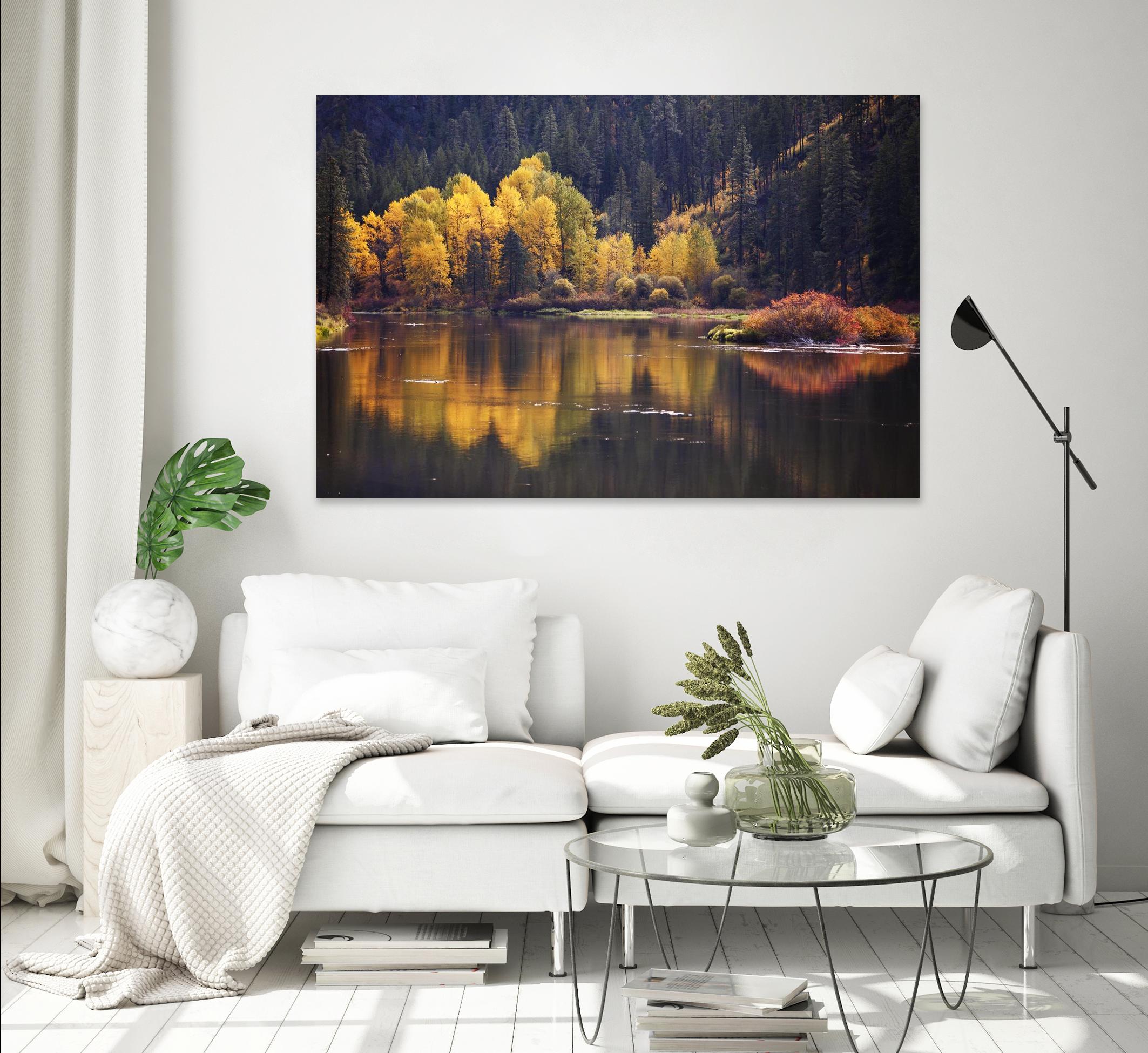 Mirror Visions by Aaron Matheson on GIANT ART - orange landscape