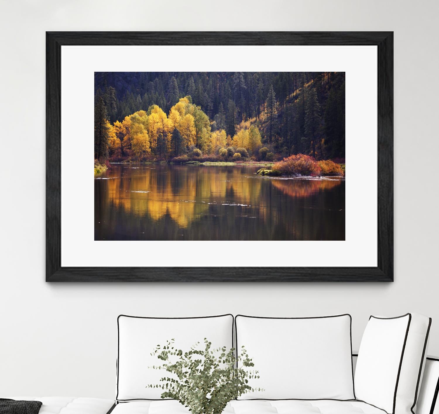 Mirror Visions by Aaron Matheson on GIANT ART - orange landscape