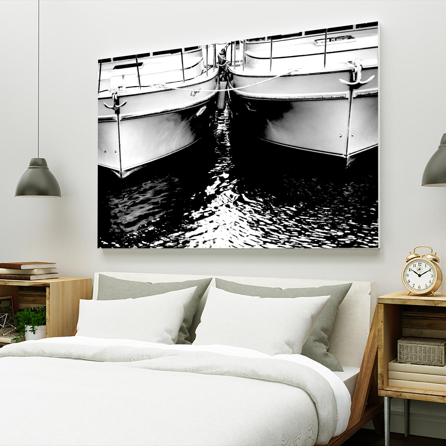 Waiting our Turn by Aaron Matheson on GIANT ART - white nautical