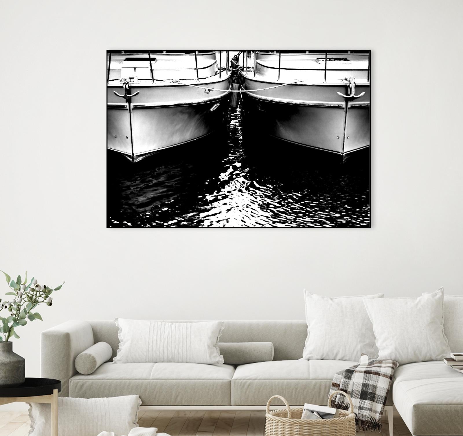 Waiting our Turn by Aaron Matheson on GIANT ART - white nautical