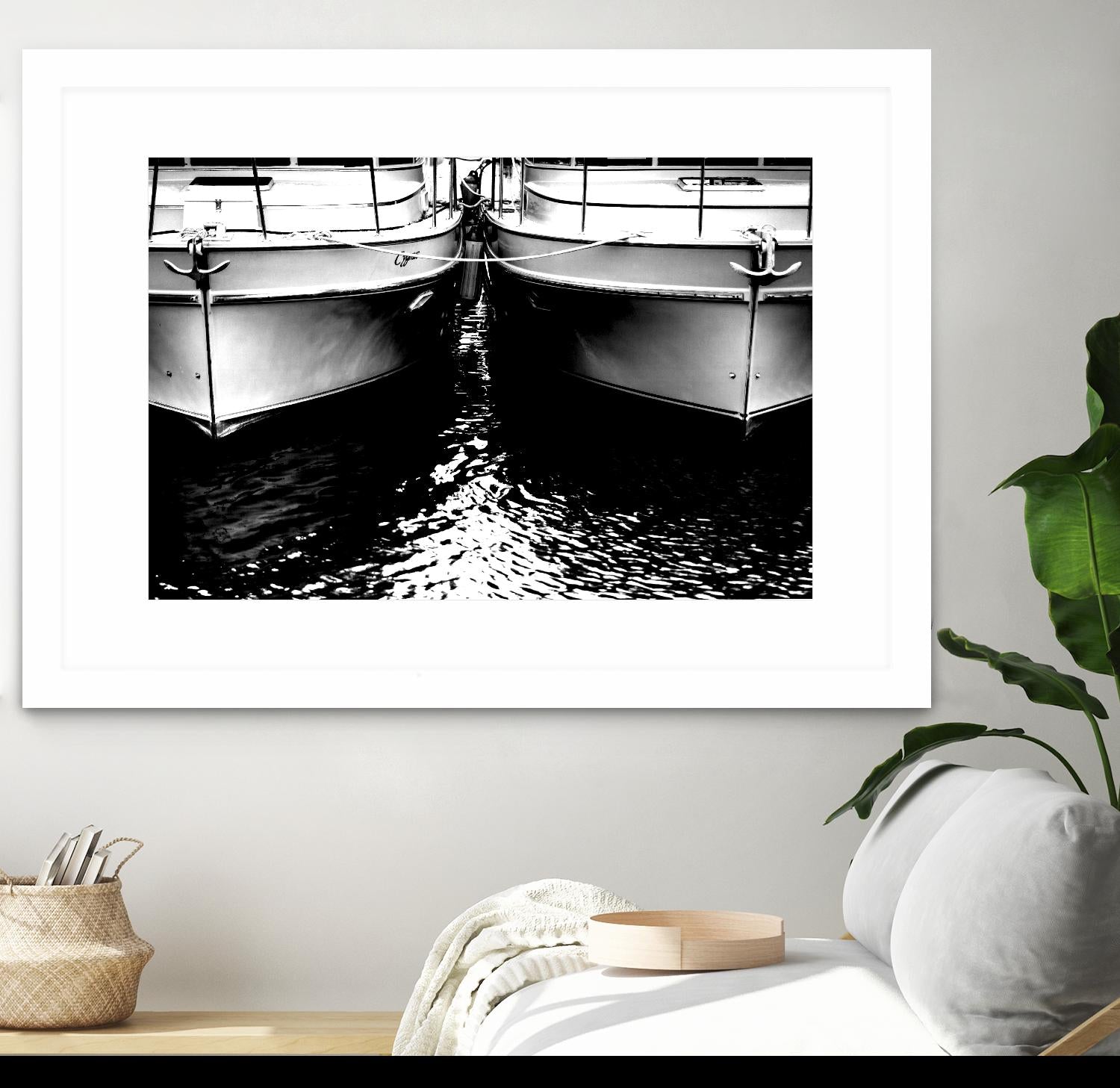 Waiting our Turn by Aaron Matheson on GIANT ART - white nautical