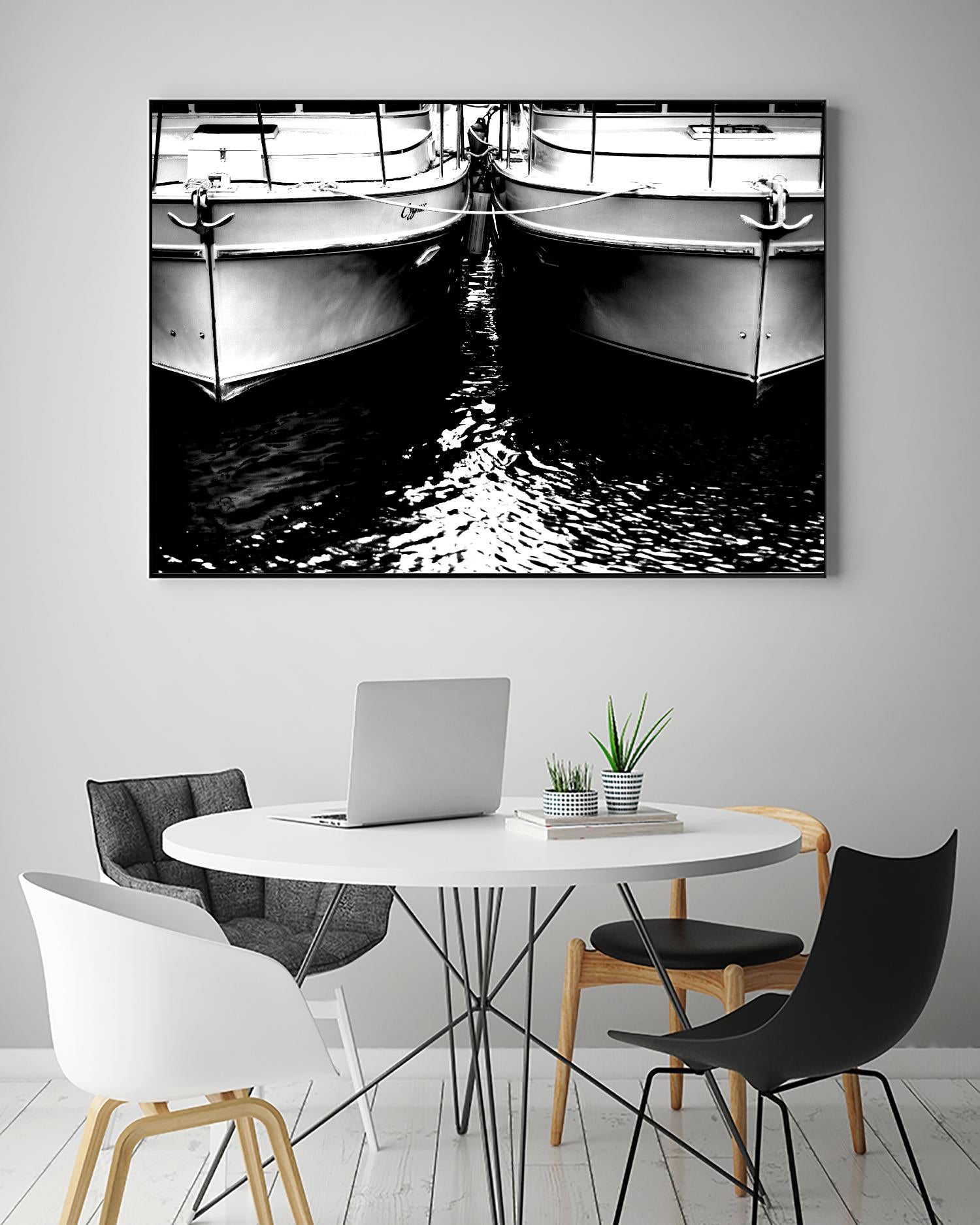 Waiting our Turn by Aaron Matheson on GIANT ART - white nautical