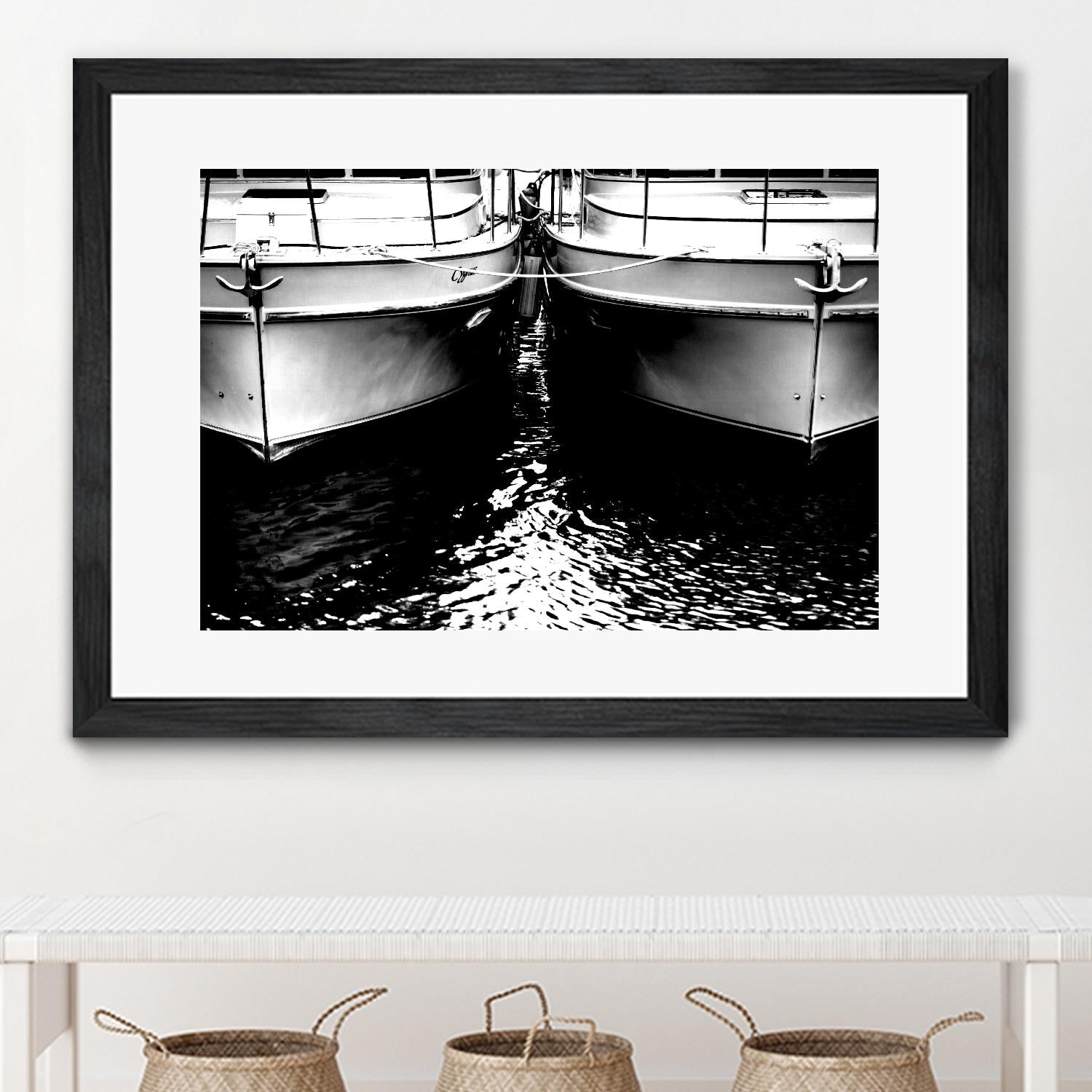 Waiting our Turn by Aaron Matheson on GIANT ART - white nautical