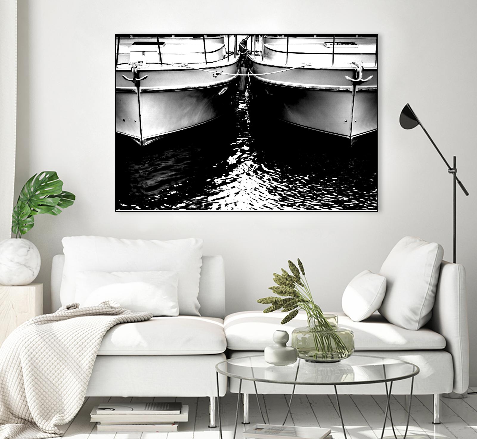 Waiting our Turn by Aaron Matheson on GIANT ART - white nautical