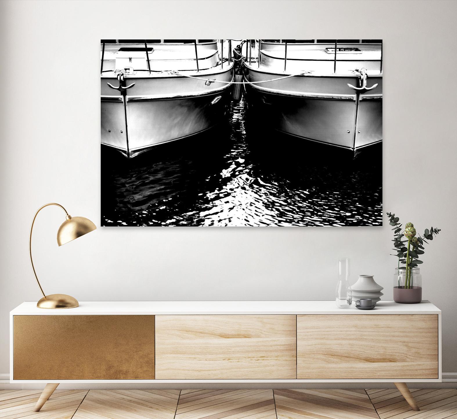 Waiting our Turn by Aaron Matheson on GIANT ART - white nautical