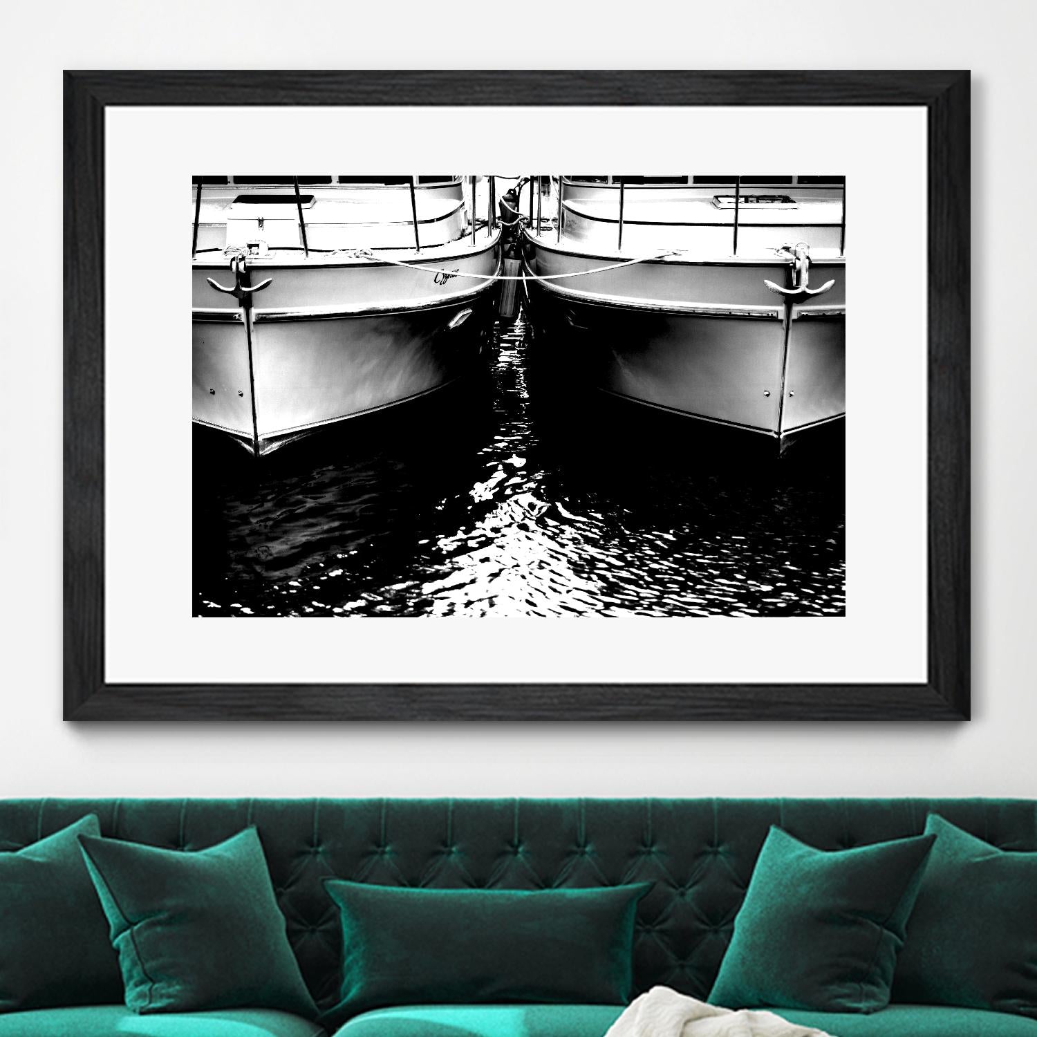 Waiting our Turn by Aaron Matheson on GIANT ART - white nautical