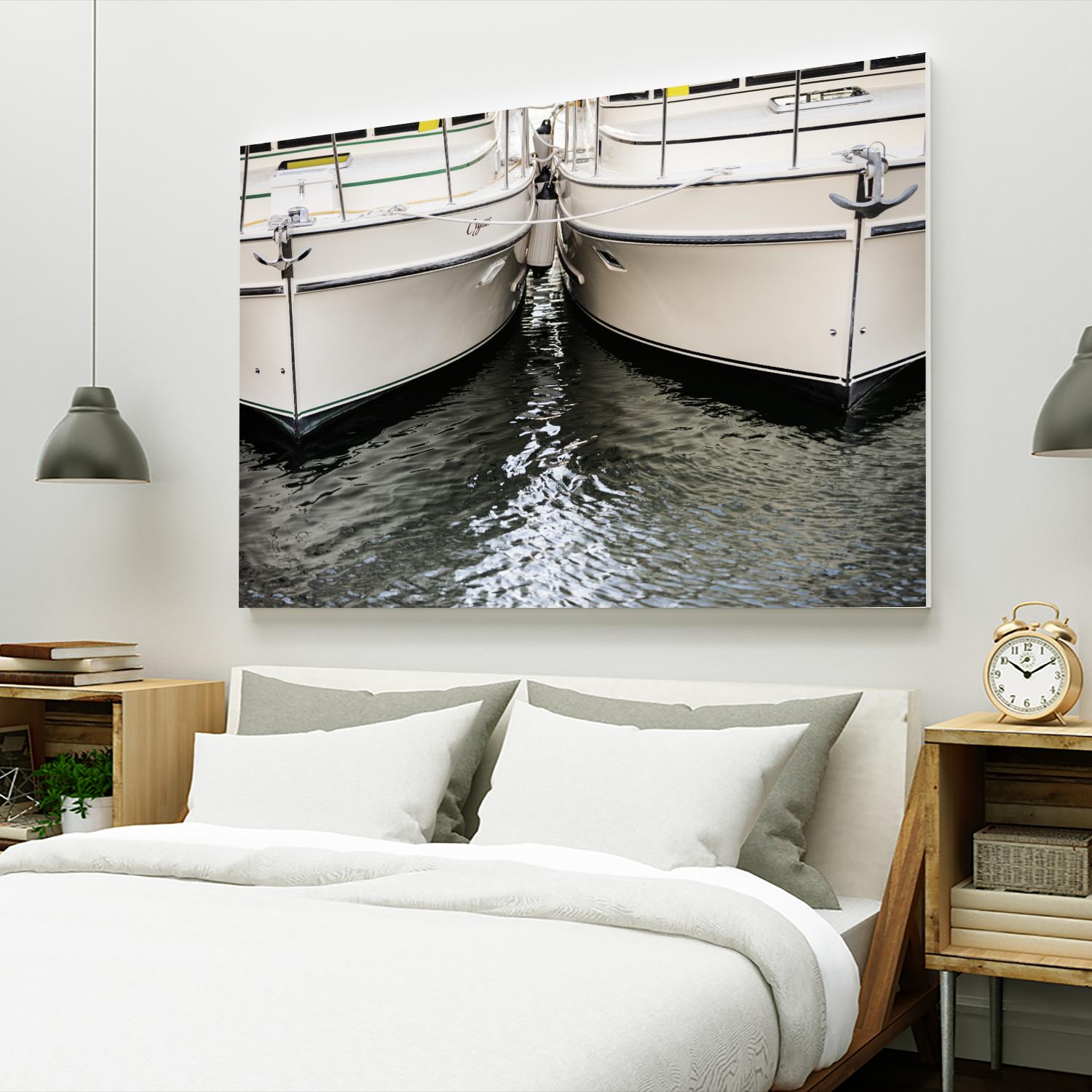 Waiting our Turn by Aaron Matheson on GIANT ART - grey nautical