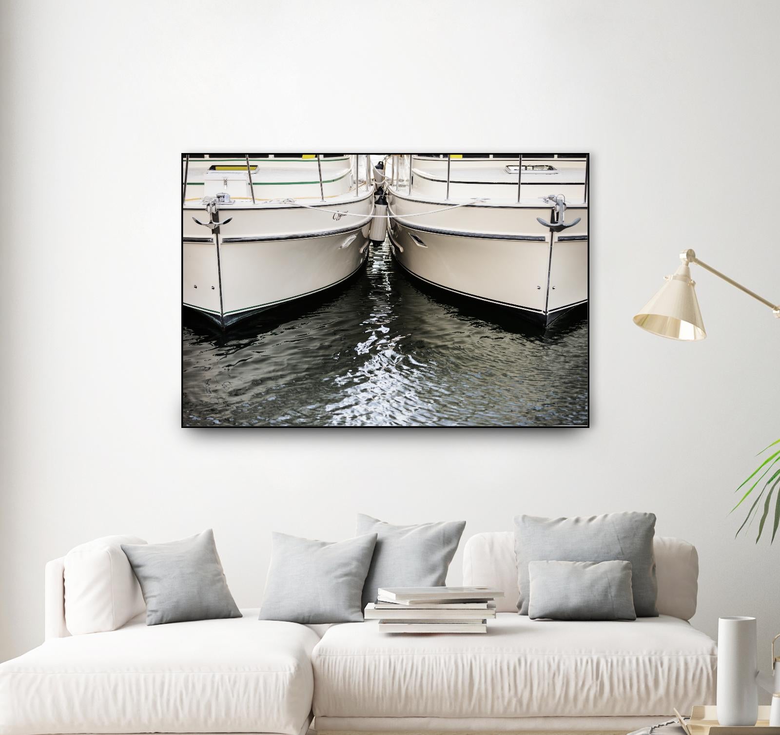 Waiting our Turn by Aaron Matheson on GIANT ART - grey nautical