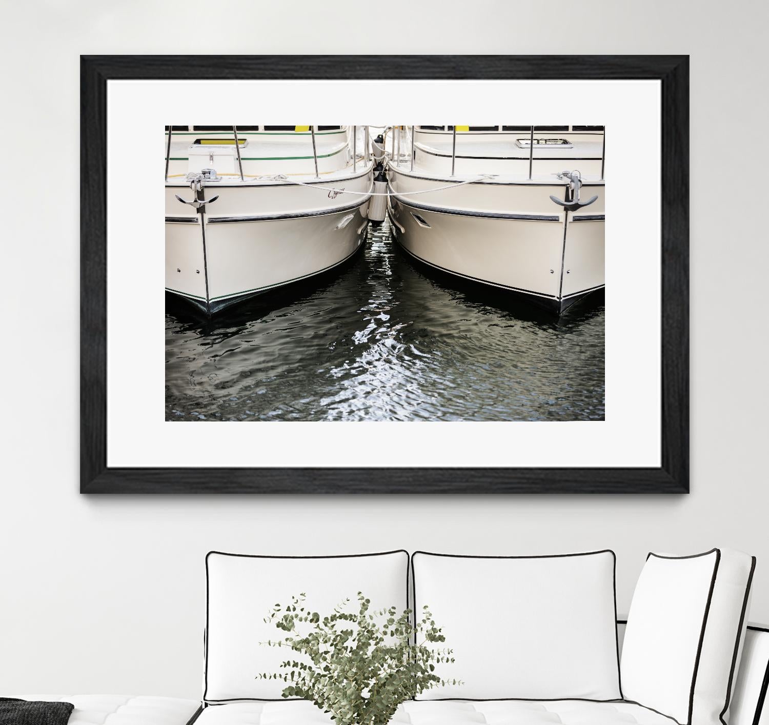 Waiting our Turn by Aaron Matheson on GIANT ART - grey nautical