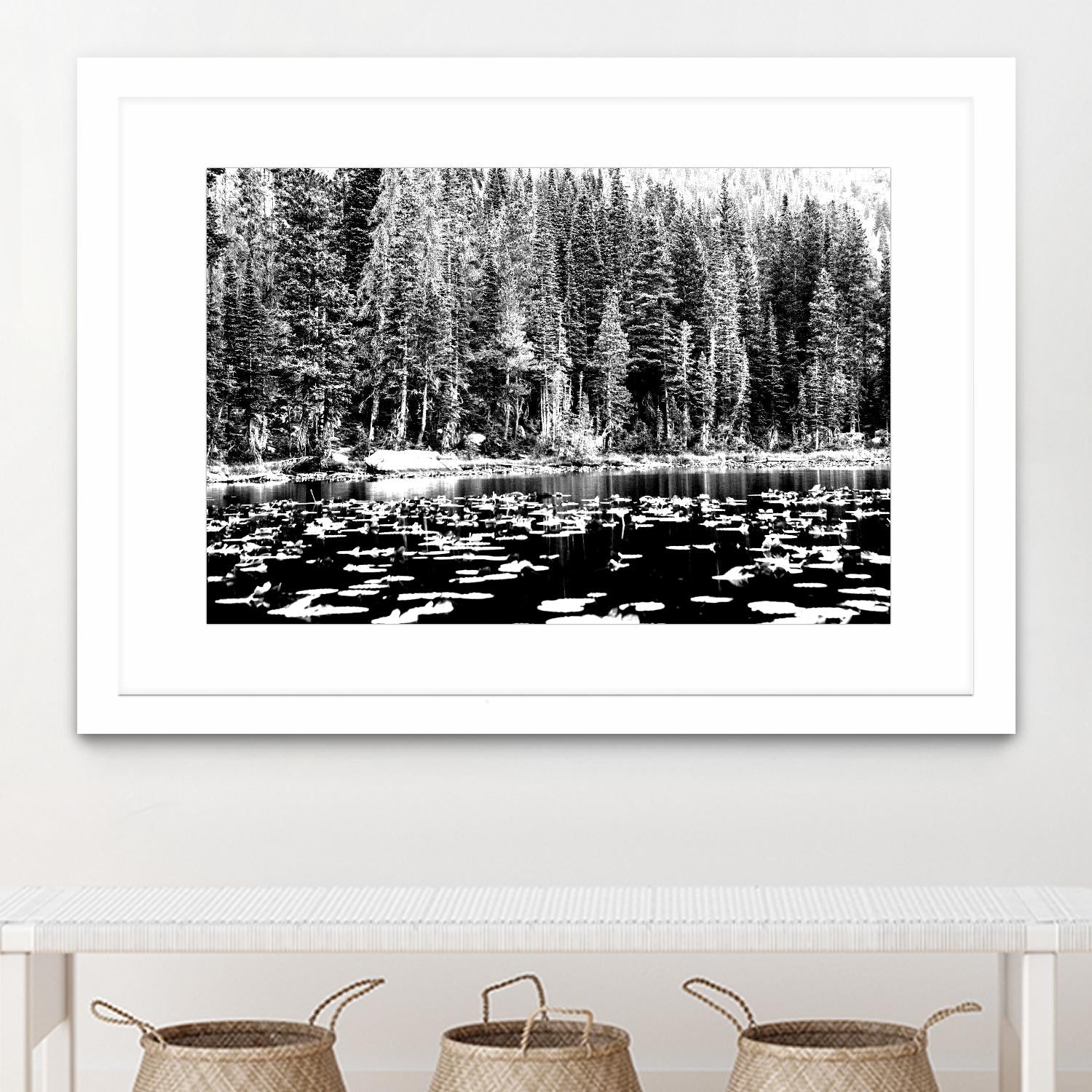 Green Dreams by Aaron Matheson on GIANT ART - white landscape