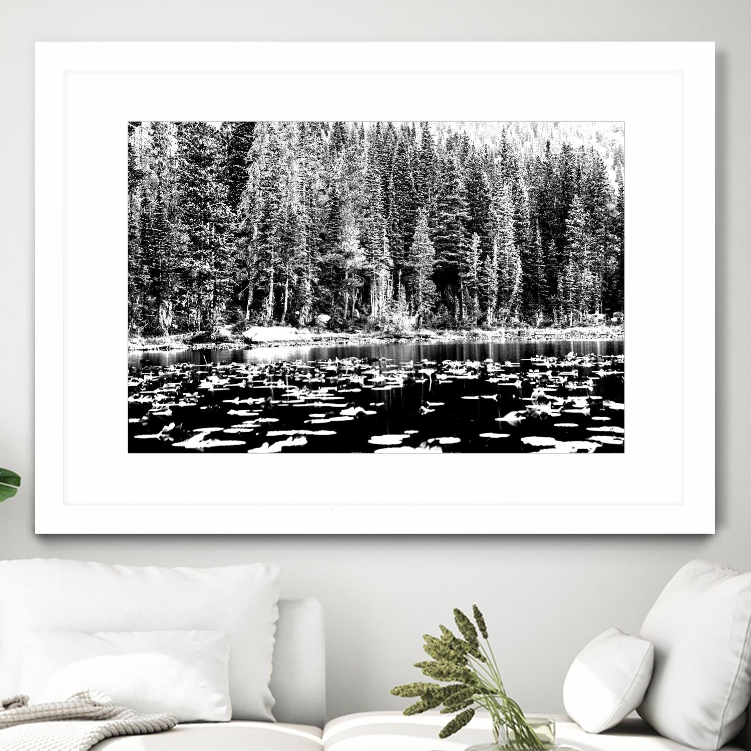 Green Dreams by Aaron Matheson on GIANT ART - white landscape