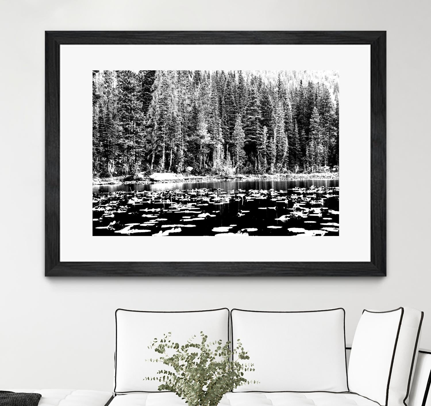 Green Dreams by Aaron Matheson on GIANT ART - white landscape